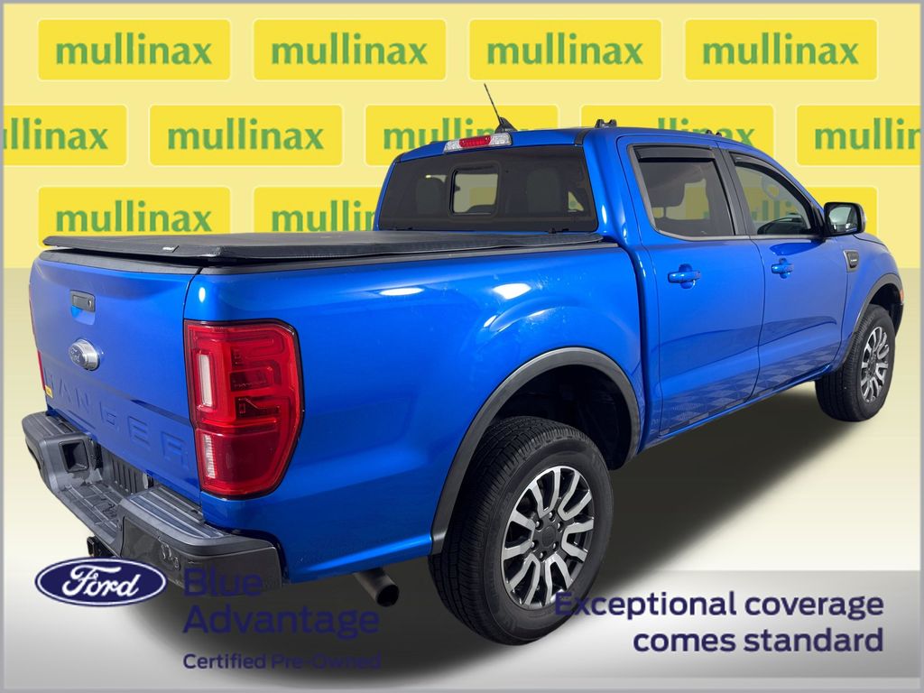 Certified Used 2021 Blue Ford Lariat image 4