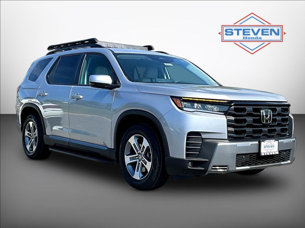 Solar Silver Metallic 2026 Honda Pilot SUV / Crossover All-Wheel Drive Automatic