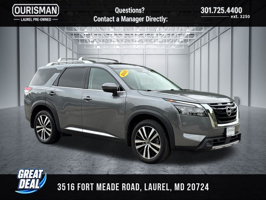 Gray (Gun Metallic) 2025 Nissan Pathfinder SUV / Crossover All-Wheel Drive 9-Speed Automatic