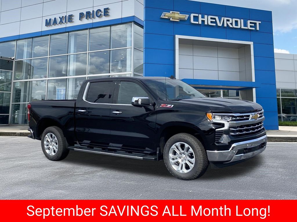 Black 2026 Chevrolet Silverado 1500 Pickup Truck Four-Wheel Drive Automatic