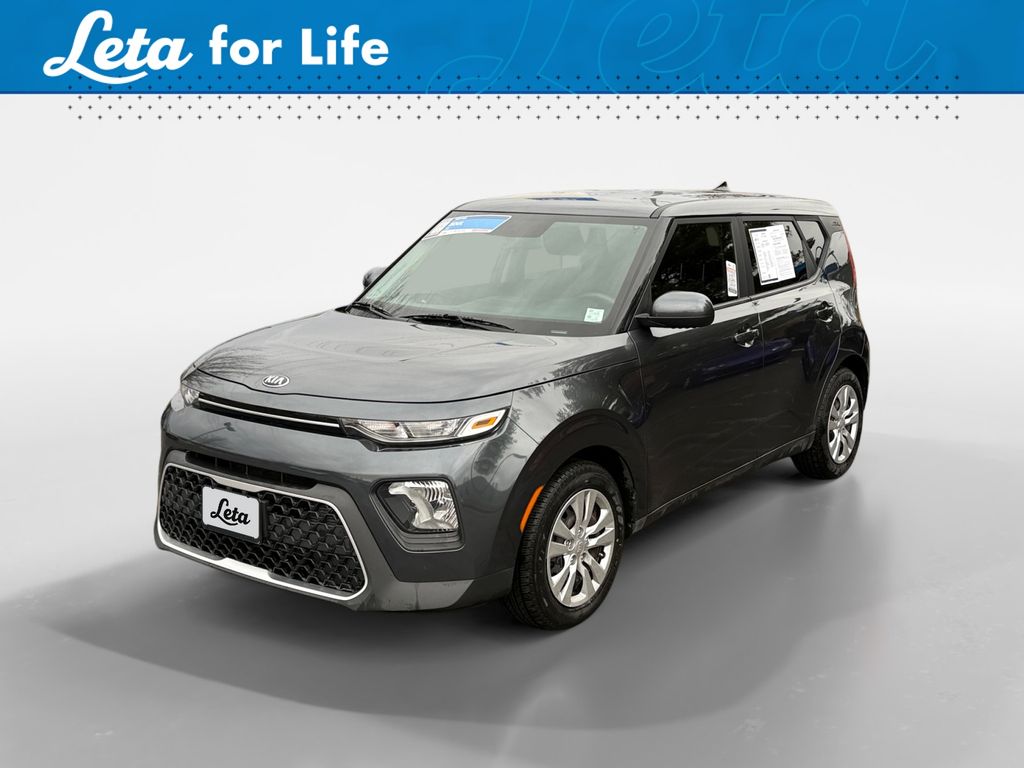 Gravity Gray 2021 Kia Soul LX FWD SUV / Crossover Front-Wheel Drive Continuously Variable Transmission