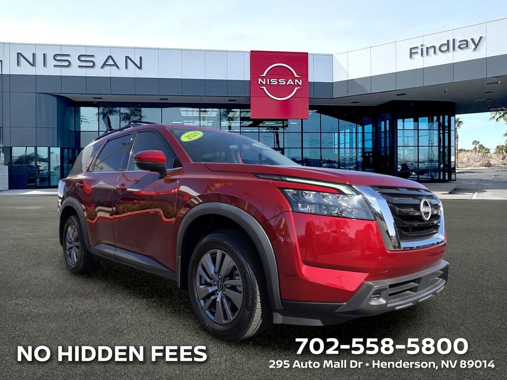 Red (Scarlet Ember) 2024 Nissan Pathfinder SUV / Crossover Front-Wheel Drive 9-Speed Automatic