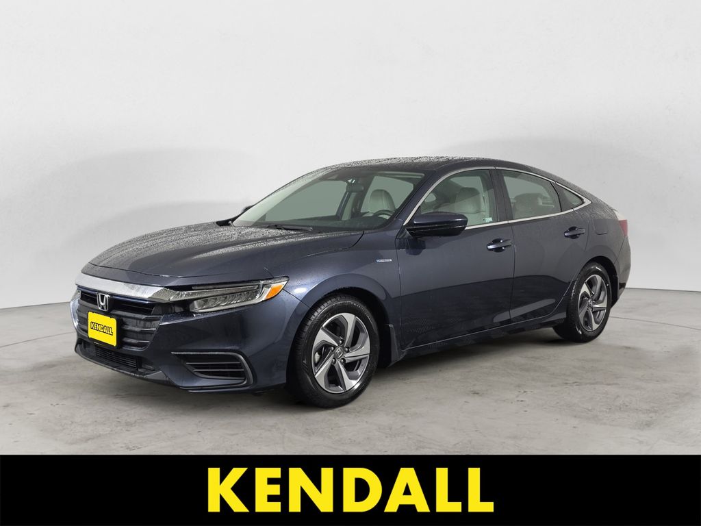 Aegean Blue Metallic 2019 Honda Insight EX Sedan FWD Sedan Front-Wheel Drive Continuously Variable Transmission