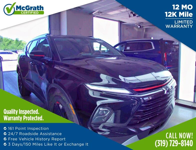 Black 2024 Chevrolet Blazer SUV / Crossover All-Wheel Drive 9-Speed Automatic Overdrive
