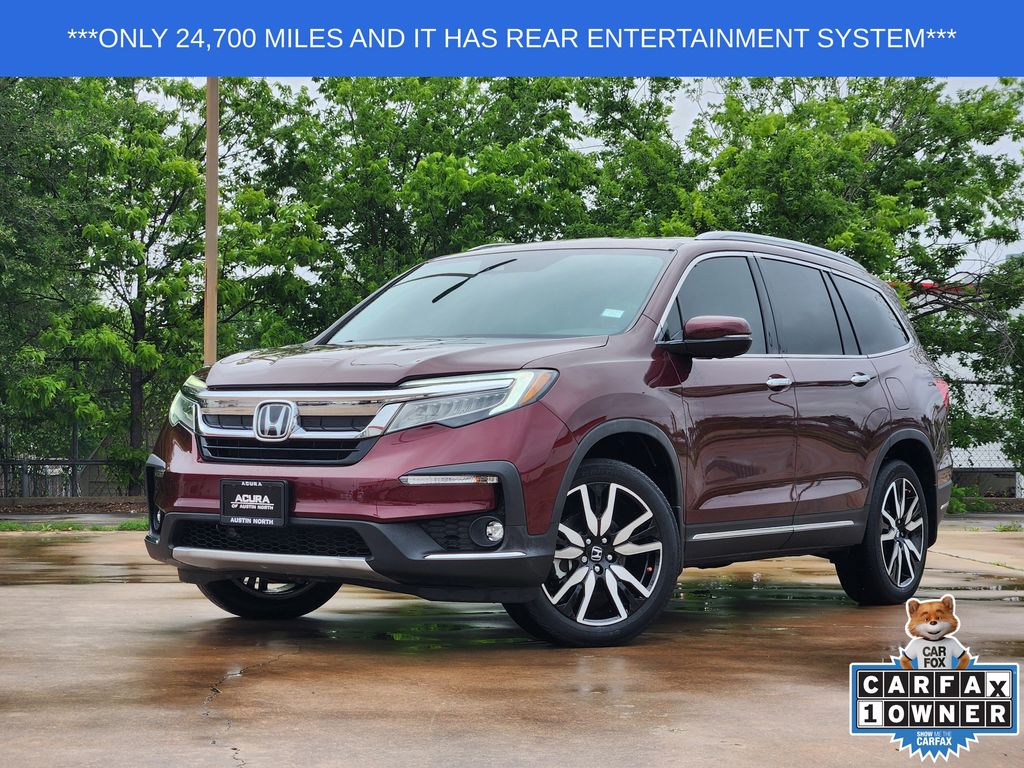 Red (Deep Scarlet Pearl) 2021 Honda Pilot Elite AWD SUV / Crossover All-Wheel Drive 9-Speed Automatic