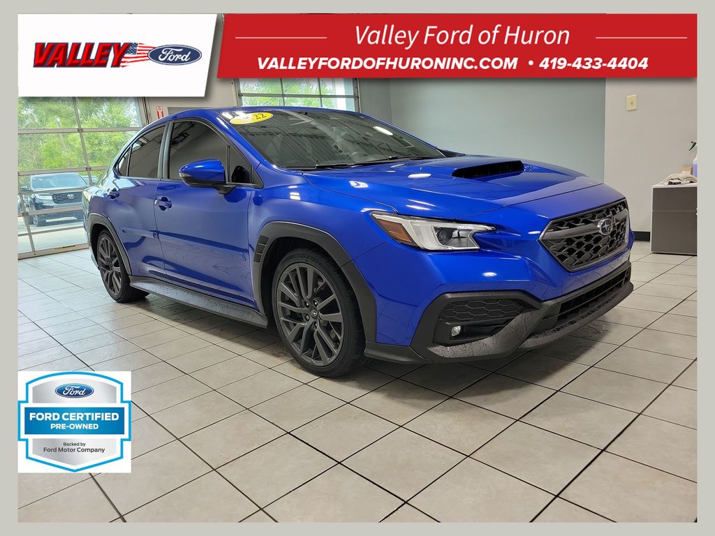 WR Blue Pearl 2022 Subaru WRX Sedan All-Wheel Drive Continuously Variable Transmission