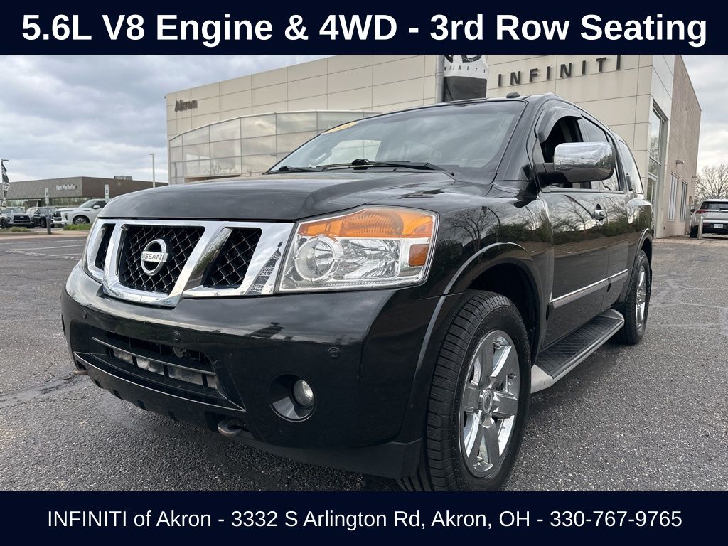 Galaxy Black 2014 Nissan Armada SUV / Crossover Four-Wheel Drive 5-Speed Automatic Overdrive