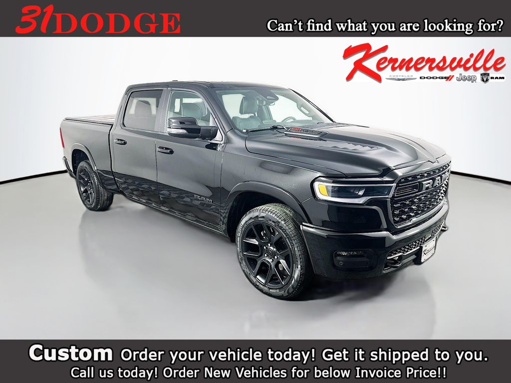 Diamond Black 2026 RAM 1500 Pickup Truck Four-Wheel Drive Automatic