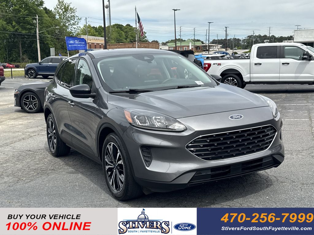 Gray Metallic 2022 Ford Escape SE FWD SUV / Crossover Front-Wheel Drive 8-Speed Automatic
