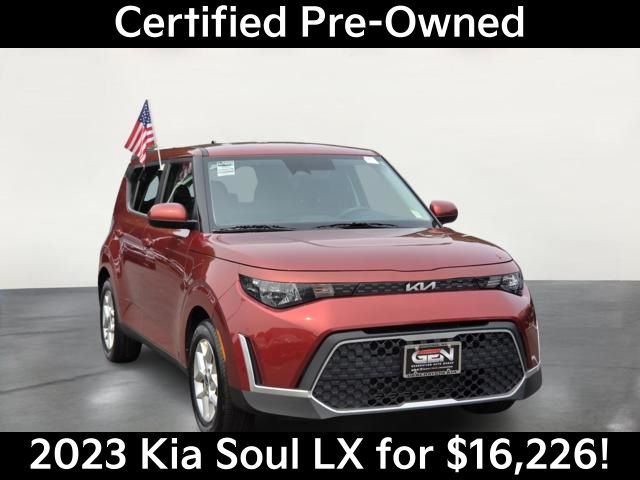 Mars Orange 2023 Kia Soul SUV / Crossover Front-Wheel Drive Continuously Variable Transmission