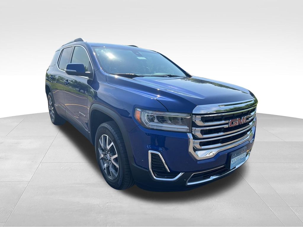 Ultra Blue Metallic 2023 GMC Acadia SUV / Crossover Four-Wheel Drive 9-Speed Automatic