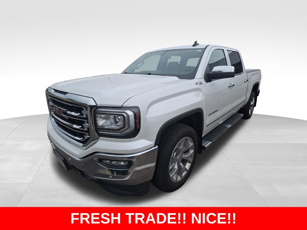 White Frost Tricoat 2018 GMC Sierra 1500 Pickup Truck Four-Wheel Drive 6-Speed Automatic Overdrive