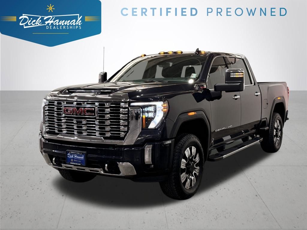 Titanium Rush Metallic 2024 GMC Sierra 3500HD Denali Crew Cab 4WD Pickup Truck Four-Wheel Drive Automatic