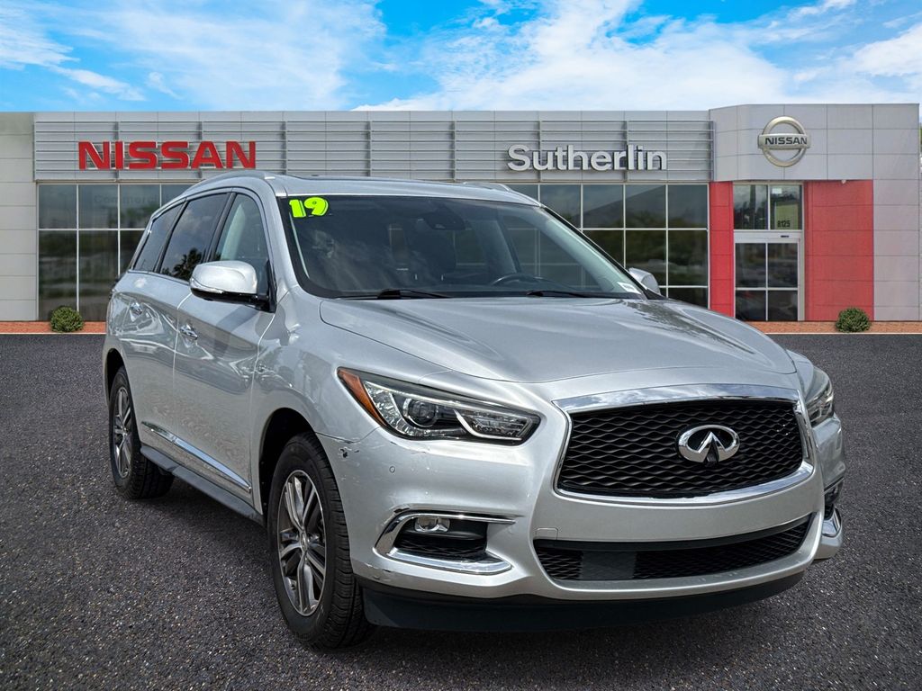 Gray (Liquid Platinum) 2019 INFINITI QX60 Luxe FWD SUV / Crossover Front-Wheel Drive Continuously Variable Transmission