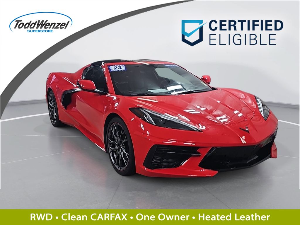 Torch Red 2023 Chevrolet Corvette Coupe Rear-Wheel Drive 8-Speed Dual Clutch