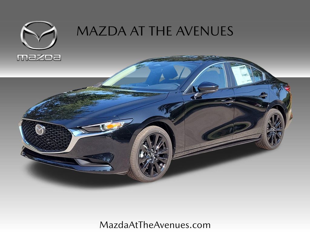 Jet Black 2026 Mazda MAZDA3 Sedan Front-Wheel Drive 6-Speed Automatic