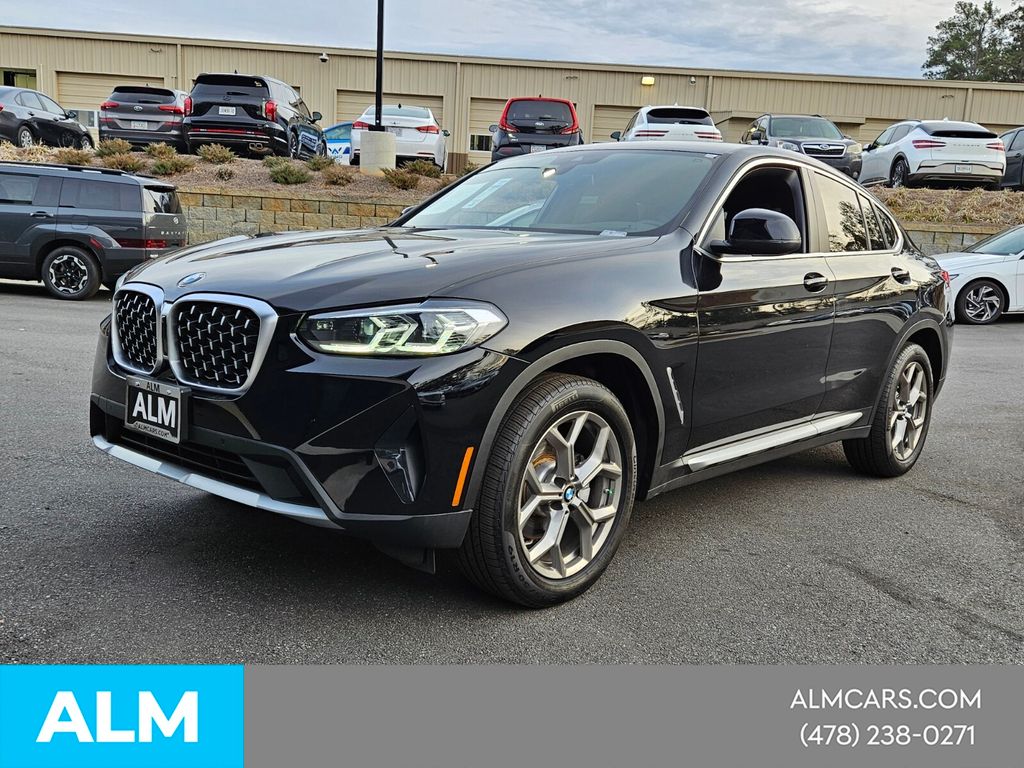Black 2025 BMW X4 xDrive30i SUV / Crossover All-Wheel Drive 8-Speed Automatic