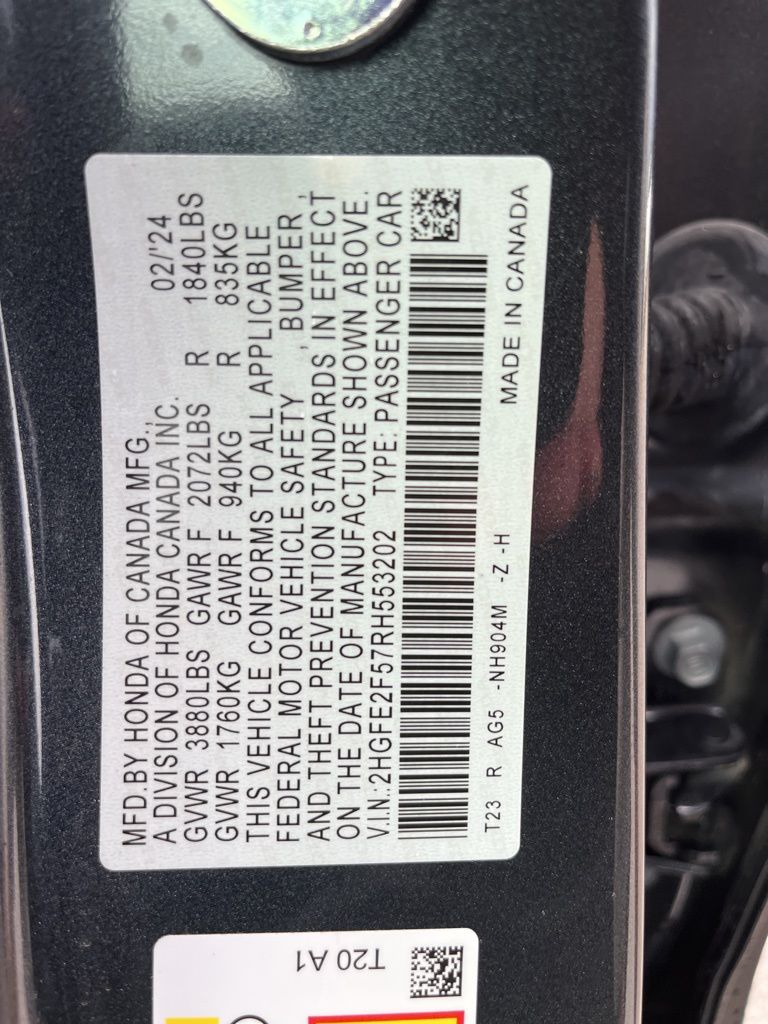 Thumbnail: 2024 Honda Civic - 11