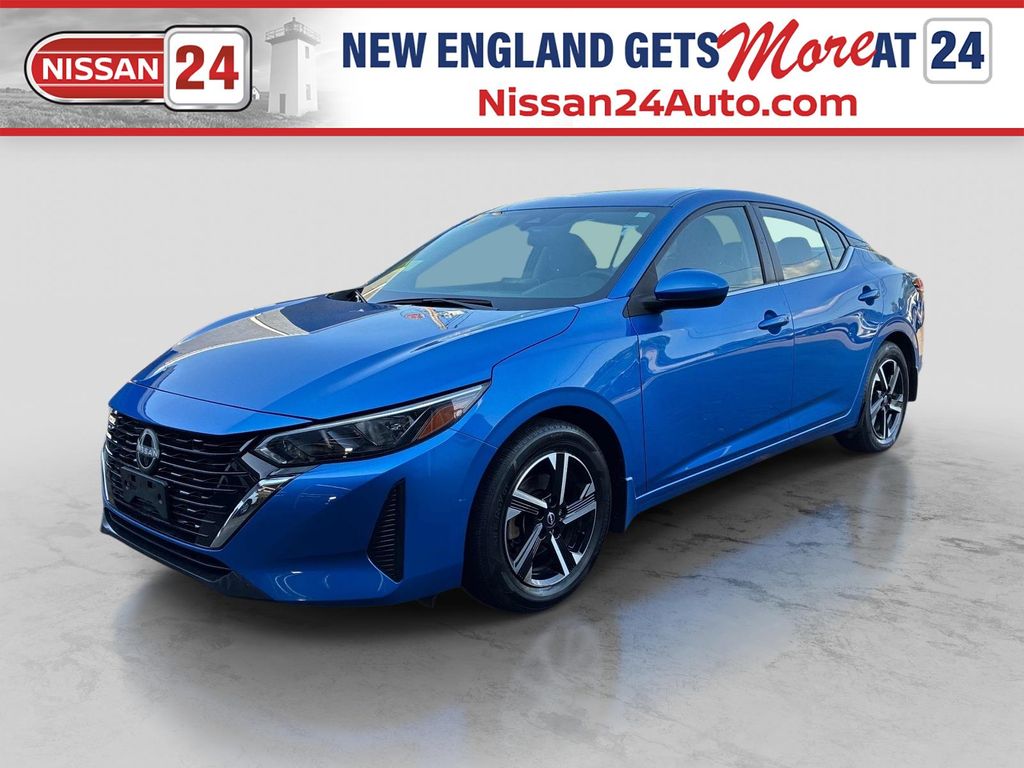Electric Blue Metallic 2024 Nissan Sentra Sedan Front-Wheel Drive Continuously Variable Transmission