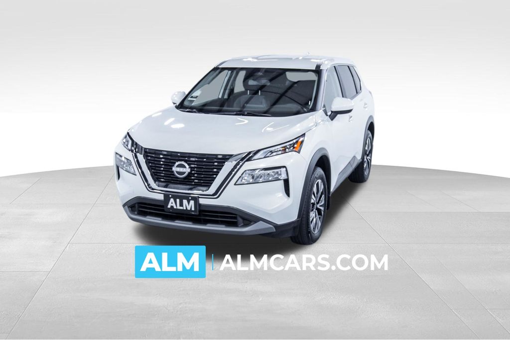 Pearl White Tricoat 2023 Nissan Rogue SUV / Crossover All-Wheel Drive Continuously Variable Transmission
