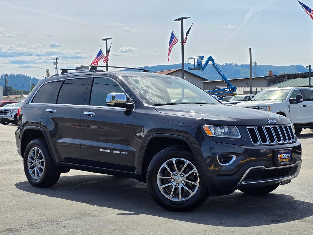 Gray (Steel Metallic) 2015 Jeep Grand Cherokee SUV / Crossover Four-Wheel Drive 8-Speed Automatic