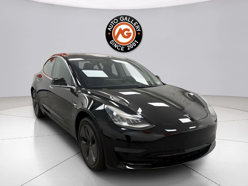 Black 2018 Tesla Model 3 Long Range RWD Sedan Rear-Wheel Drive 1-Speed Automatic