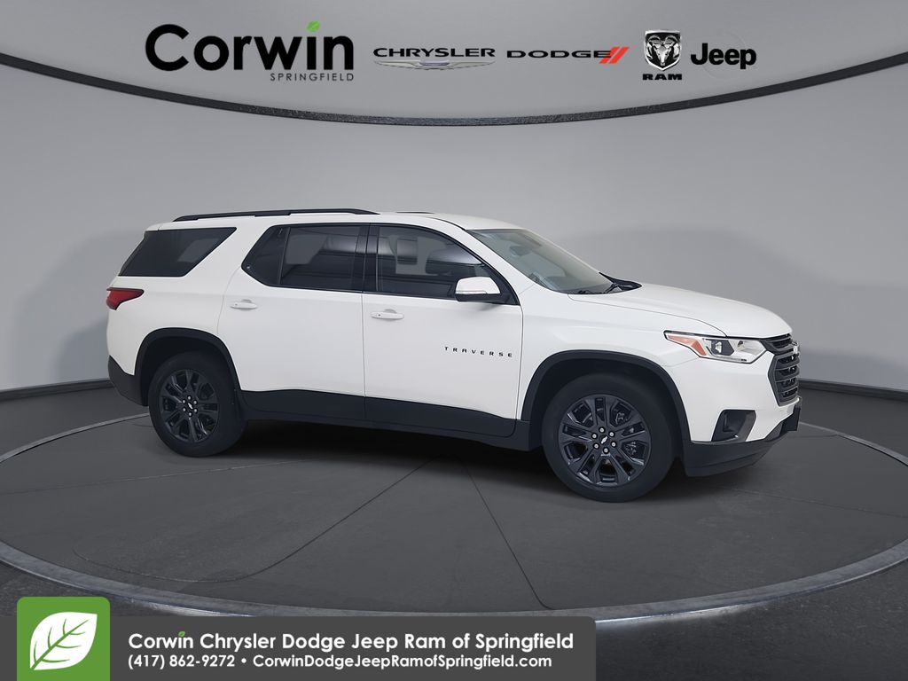 Summit White 2021 Chevrolet Traverse SUV / Crossover Front-Wheel Drive 9-Speed Automatic