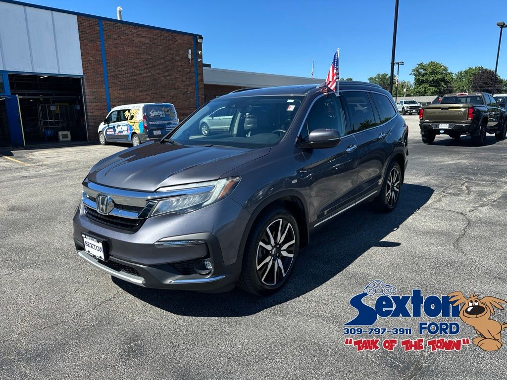 Gray (Modern Steel Metallic) 2021 Honda Pilot SUV / Crossover All-Wheel Drive 9-Speed Automatic