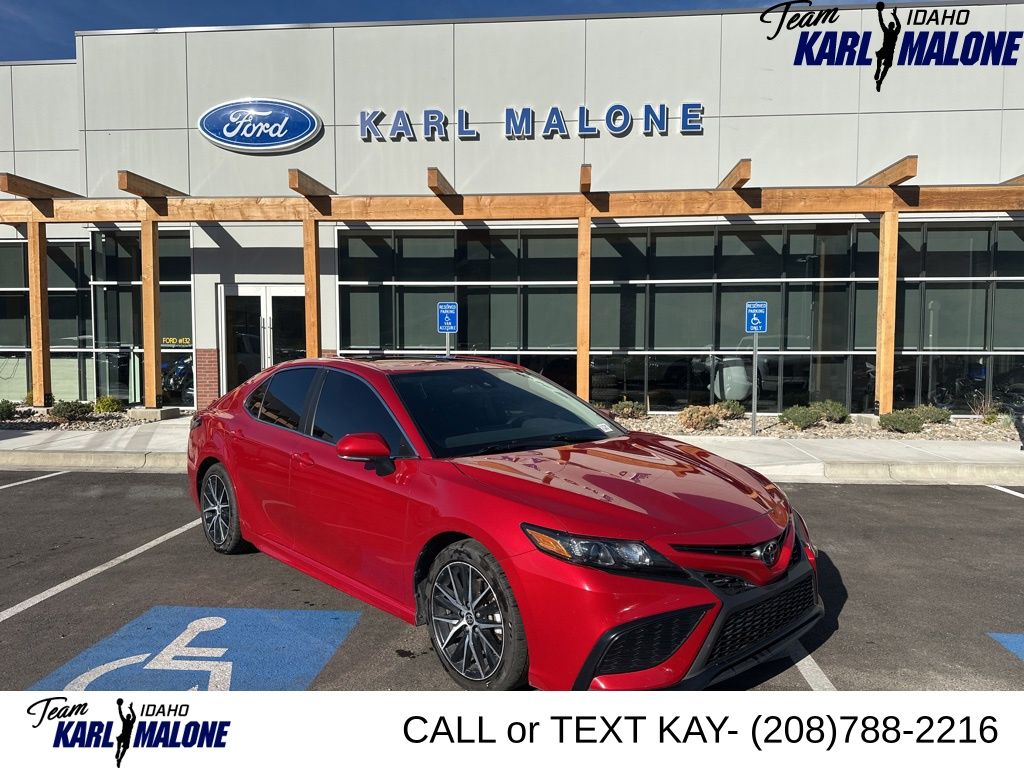 Red 2023 Toyota Camry Sedan All-Wheel Drive 8-Speed Automatic