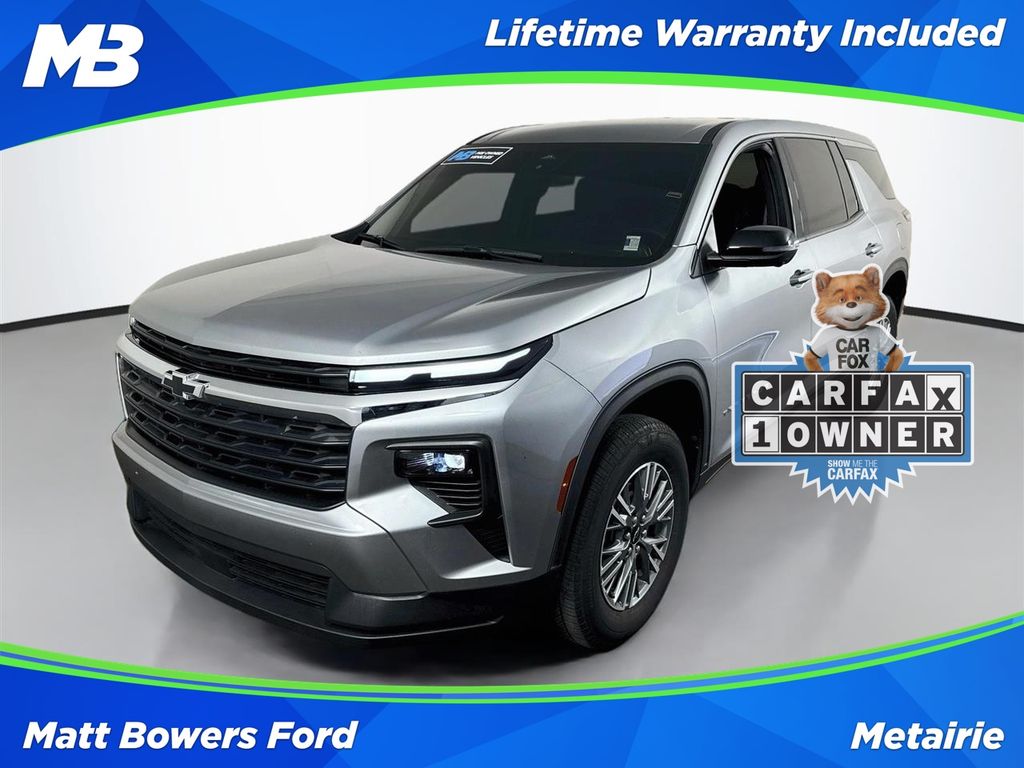 Sterling Gray Metallic 2024 Chevrolet Traverse SUV / Crossover Front-Wheel Drive 8-Speed Automatic