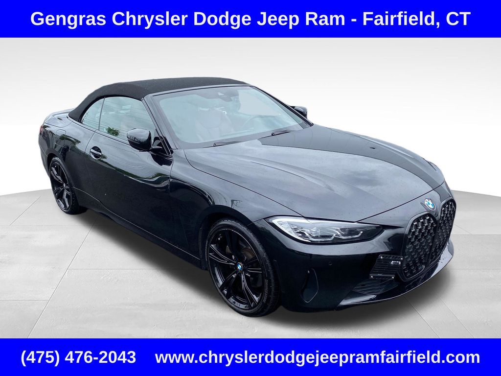 Black Sapphire Metallic 2022 BMW 4 Series 430i Convertible xDrive Convertible All-Wheel Drive 8-Speed Automatic
