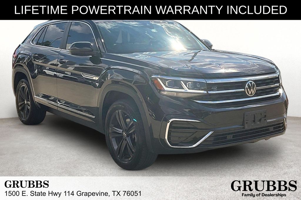Deep Black Pearl 2022 Volkswagen Atlas Cross Sport SUV / Crossover All-Wheel Drive 8-Speed Automatic