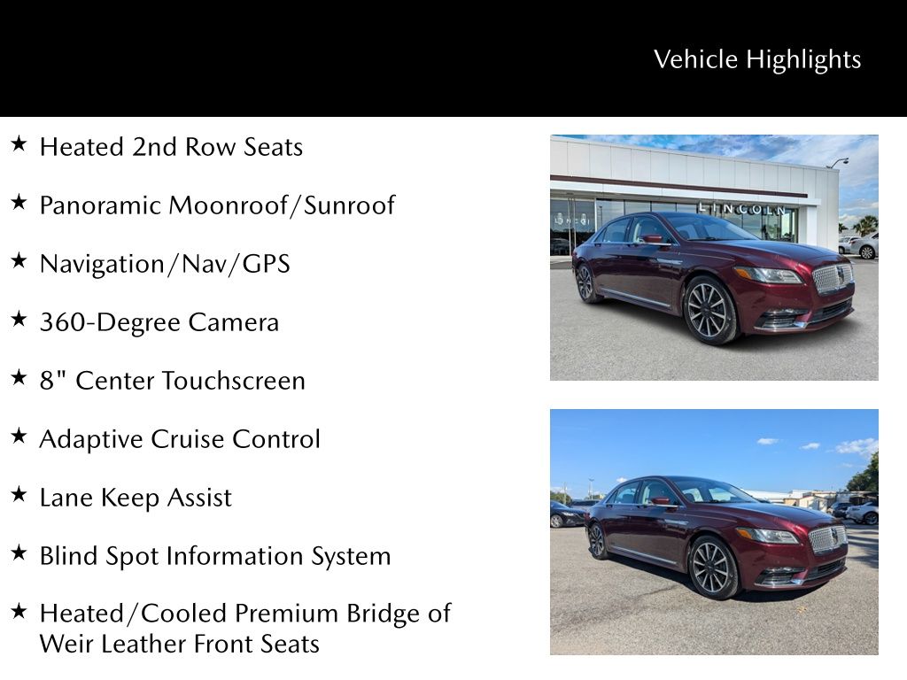 2020 Lincoln Continental Reserve