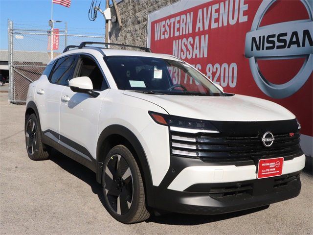 Aspen White Tricoat 2025 Nissan Kicks SR AWD SUV / Crossover All-Wheel Drive Continuously Variable Transmission