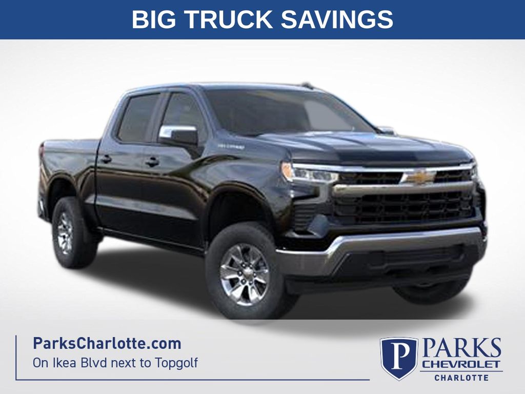 Black 2026 Chevrolet Silverado 1500 Pickup Truck 4X2 8-Speed Automatic