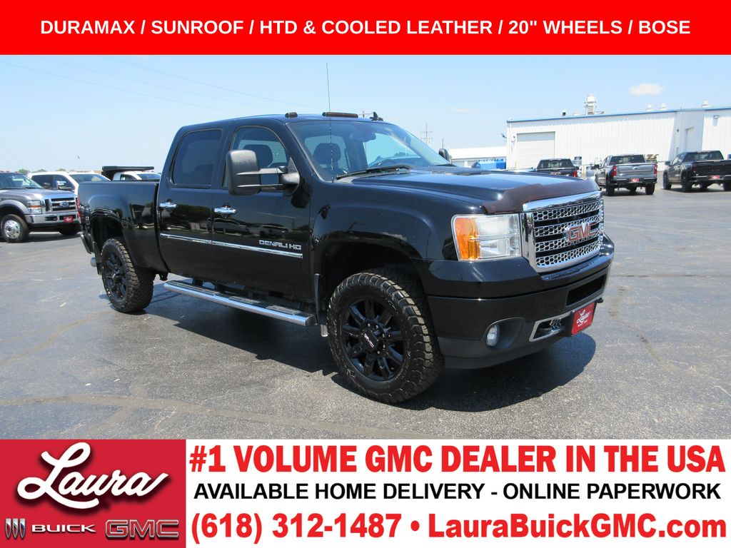 Onyx Black 2014 GMC Sierra 3500HD Pickup Truck Four-Wheel Drive 6-Speed Automatic