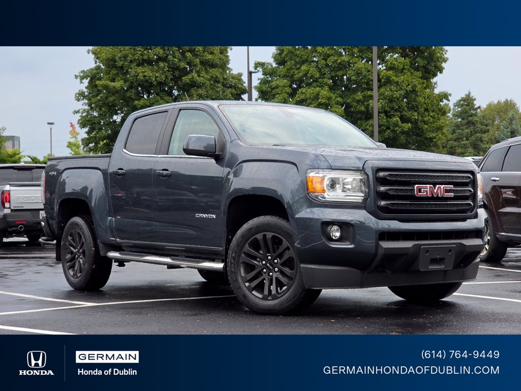 Gray (Dark Sky Metallic) 2019 GMC Canyon Pickup Truck Four-Wheel Drive 8-Speed Automatic