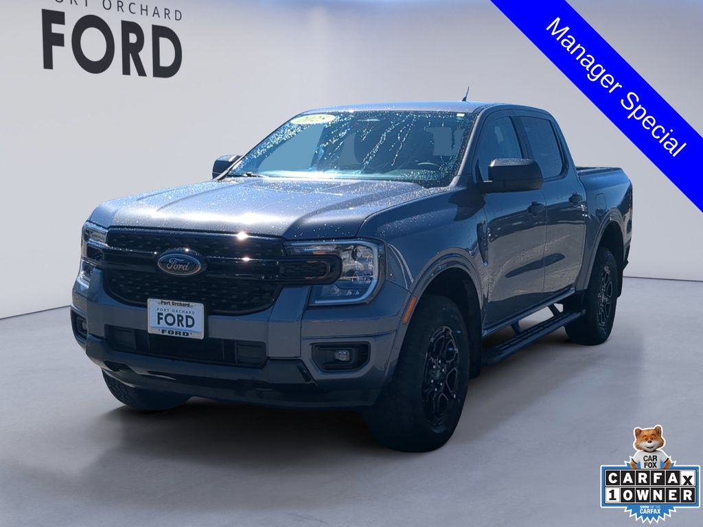 Gray Metallic 2025 Ford Ranger Pickup Truck Four-Wheel Drive Automatic