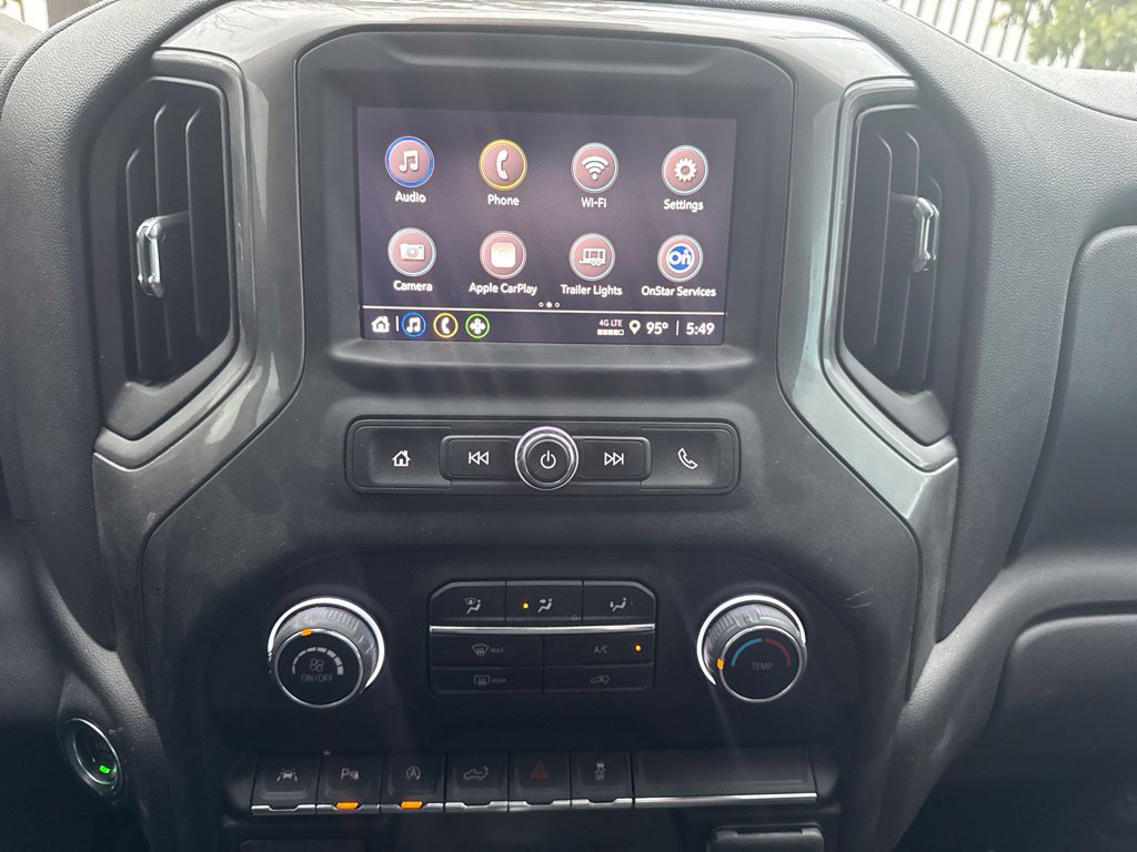 2025 Black Chevrolet Silverado 1500 WT 4X4 Truck