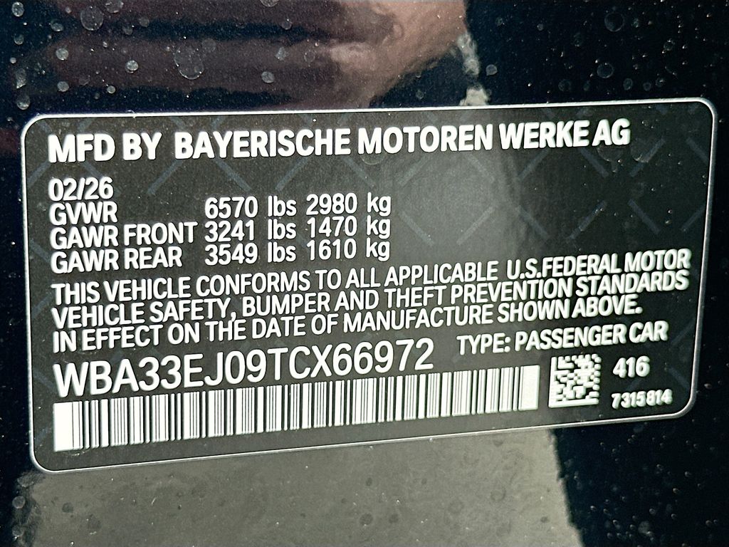 New 2026 Black BMW 760i xDrive image 34
