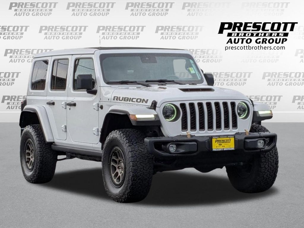 Bright White Clearcoat 2023 Jeep Wrangler Rubicon 392 4-Door 4WD SUV / Crossover Four-Wheel Drive 8-Speed Automatic