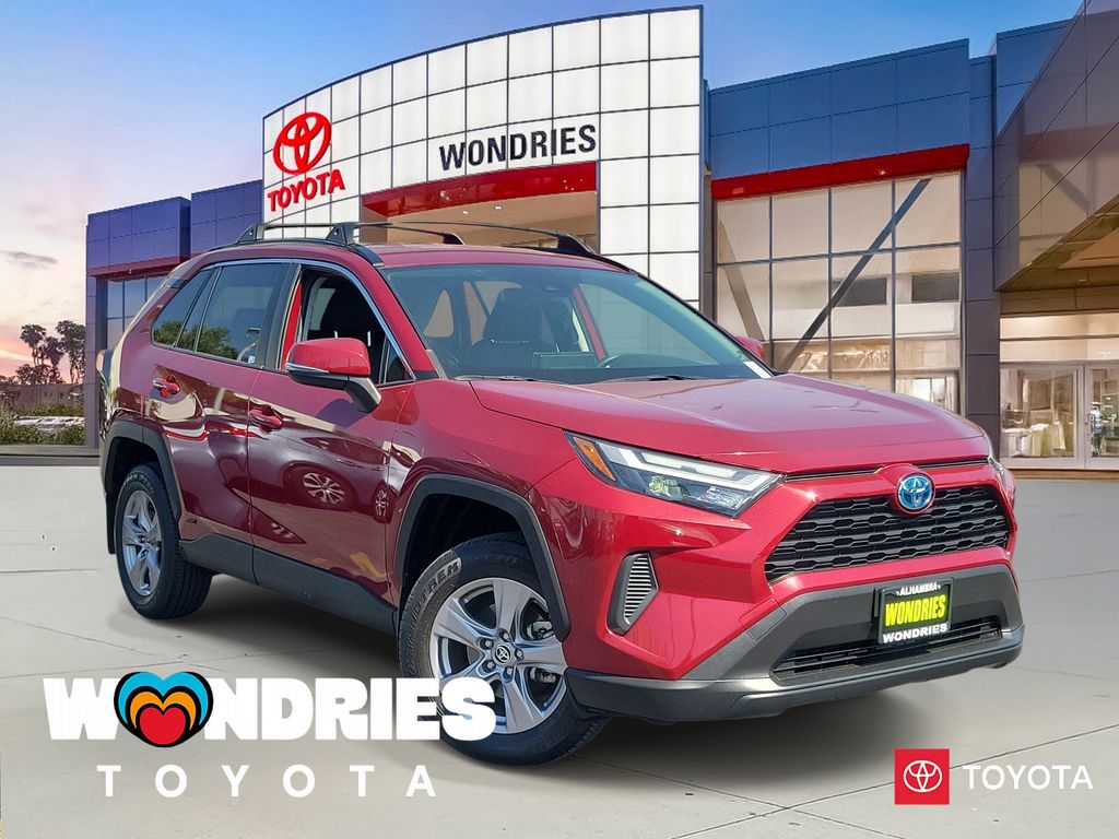 Red (Ruby Flare Pearl) 2024 Toyota RAV4 Hybrid LE AWD SUV / Crossover All-Wheel Drive Continuously Variable Transmission