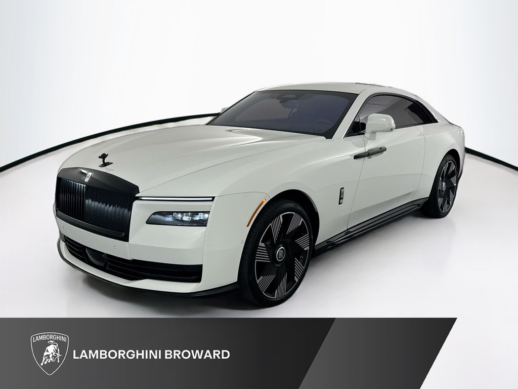 Arctic White 2025 Rolls-Royce Spectre AWD Coupe All-Wheel Drive 1-Speed Automatic