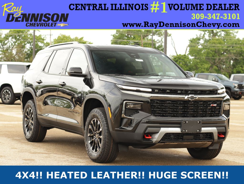 Black Metallic 2026 Chevrolet Traverse SUV / Crossover Four-Wheel Drive 8-Speed Automatic