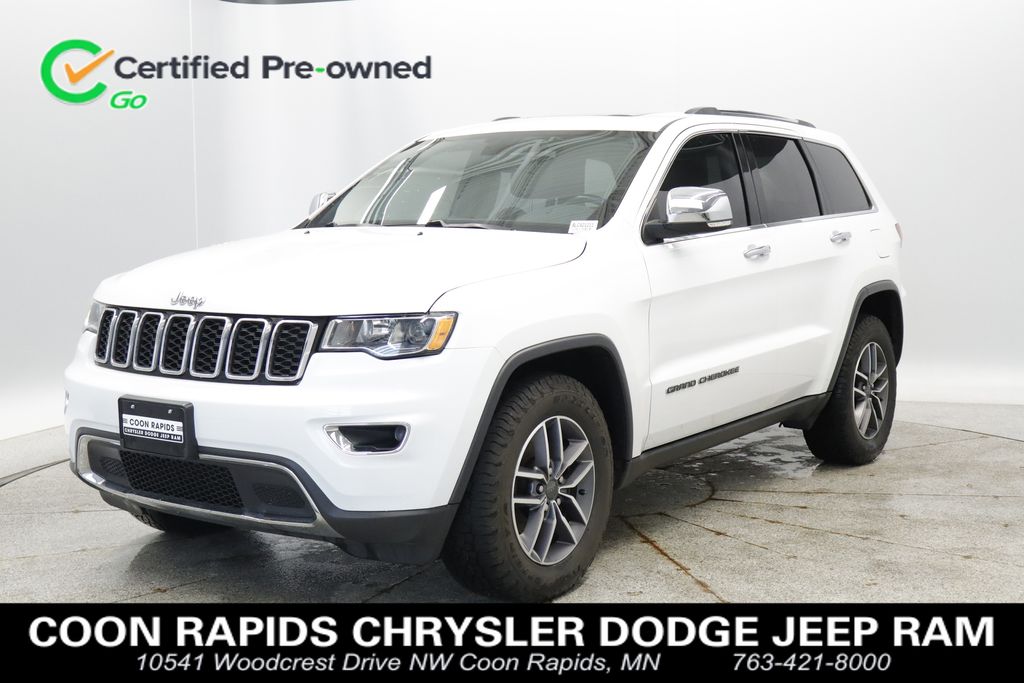 Bright White Clearcoat 2020 Jeep Grand Cherokee Limited 4WD SUV / Crossover Four-Wheel Drive 8-Speed Automatic
