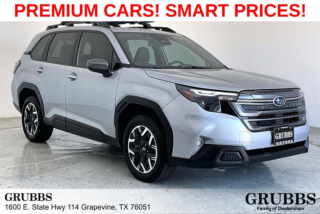 Ice Silver Metallic 2025 Subaru Forester SUV / Crossover All-Wheel Drive Continuously Variable Transmission
