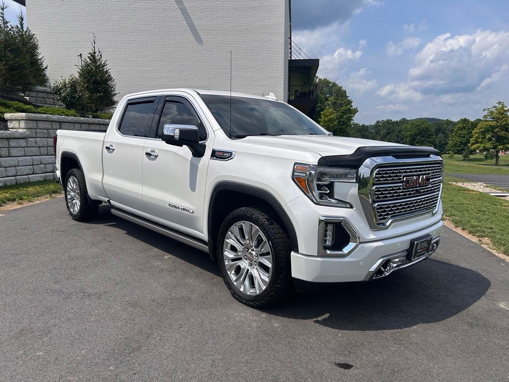 White Frost Tricoat 2020 GMC Sierra 1500 Pickup Truck Four-Wheel Drive Automatic
