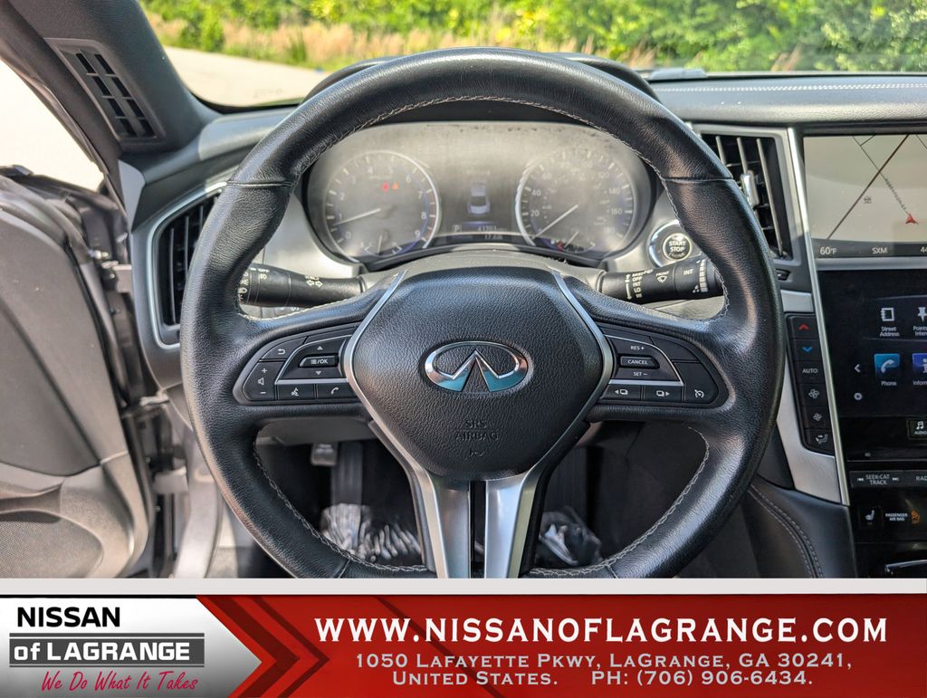 Gray (Graphite Shadow) 2019 INFINITI Q60 3.0t Luxe Coupe AWD Coupe All-Wheel Drive 7-Speed Automatic