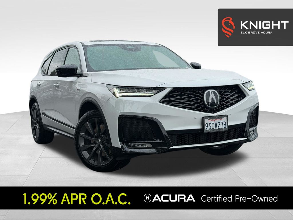 Platinum White Pearl 2025 Acura MDX SH-AWD with A-SPEC Package SUV / Crossover All-Wheel Drive Automatic