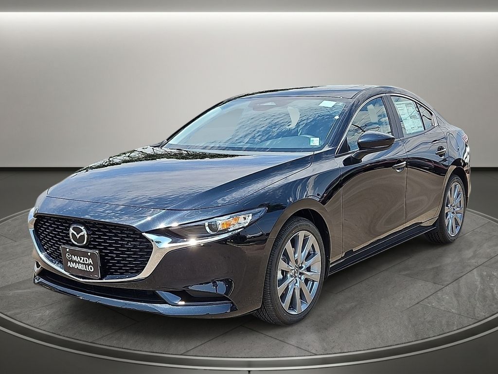 Jet Black Mica 2026 Mazda MAZDA3 Sedan Front-Wheel Drive 6-Speed Automatic